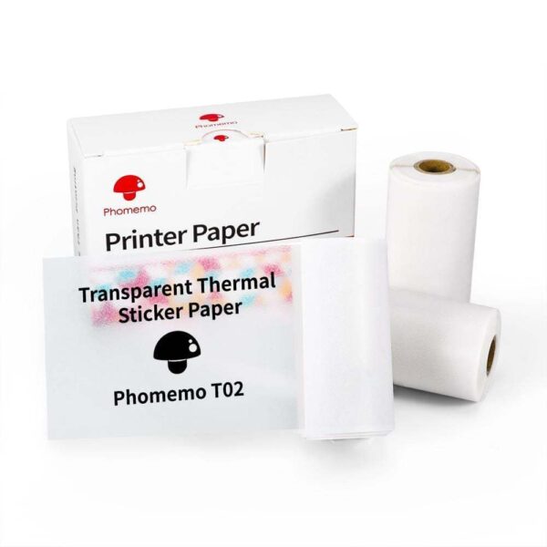 Mini-Printer: Transparent Adhesive Paper