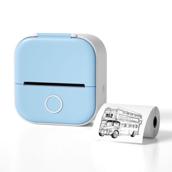 Portable Mini Thermal Printer | Ideal for Home, School, and Office | Bluetooth Connectivity | Labels | Price Tag and Photo Printing